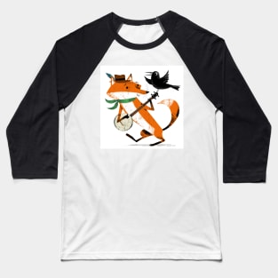 Fox And Crow Baseball T-Shirt